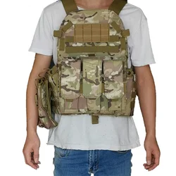 Chaleco táctico militar de camuflaje Multicam para hombre, chalecos de combate FG atacs Molle para caza y tiro, ropa para exteriores, accesorios Airsoft
