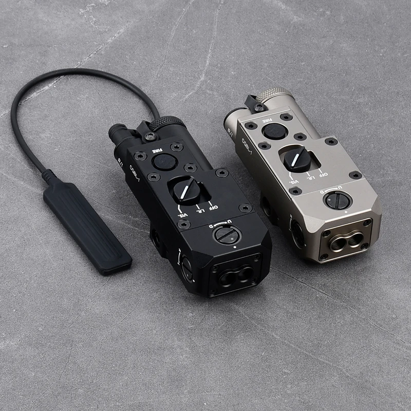 WADSN CQBL-1 mira láser roja verde azul IR láser METAL MINI caza mira láser CQBL indicador de mira con interruptor y montaje de Base - imagen 3