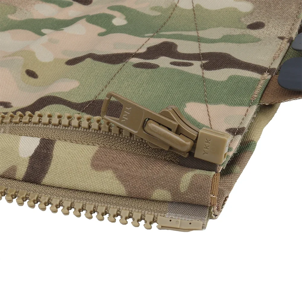 Chaleco táctico adaptable con Panel trasero, bolsa de agua, depósito de vejiga de 3L, sistema Molle, cremallera lateral para portador de placa FCPC, bolsa de chaleco de caza - imagen 4