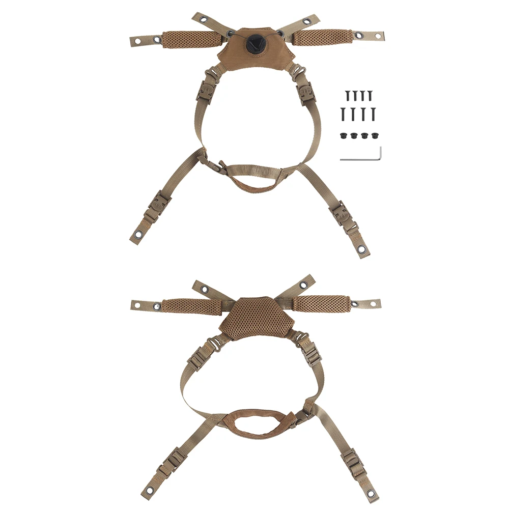 Nuevos accesorios para casco táctico al aire libre, sistema colgante para casco táctico, cordón de suspensión, correa para la barbilla para equipo Wendy FAST MICH - imagen 2