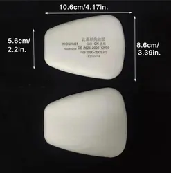 Filtro de repuesto 5N11 industrial para mascarilla anti-polvo y gas