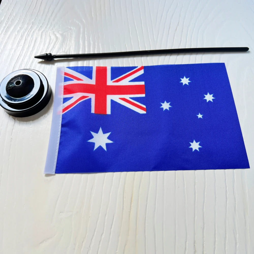 Bandera de escritorio de mesa de oficina de Australia, bandera de país de 14*21cm - imagen 3