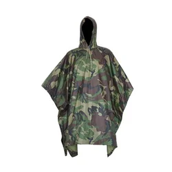 Chubasquero de camuflaje 3 en 1, Poncho de refugio solar, chaqueta de lluvia de camuflaje para exteriores, cubierta de lluvia para adultos, protección, ropa de lluvia del ejército