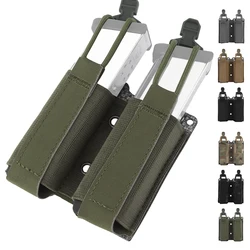 Portacargadores pistola MOLLE con tapa abierta y sujeción Mag