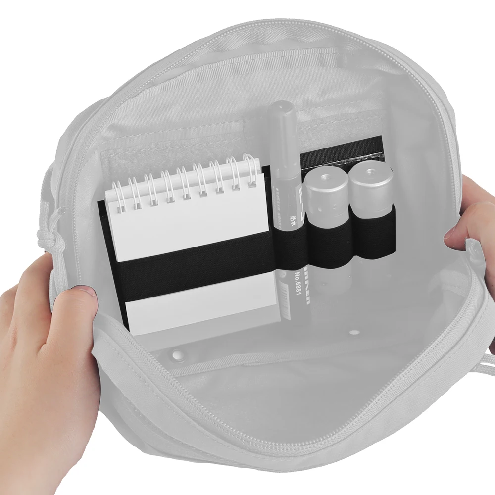 Bolsa colgante multiusos, tablero colgante con banda elástica, hebilla de nailon, bolsa para escopeta, linterna, tablero incorporado - imagen 2