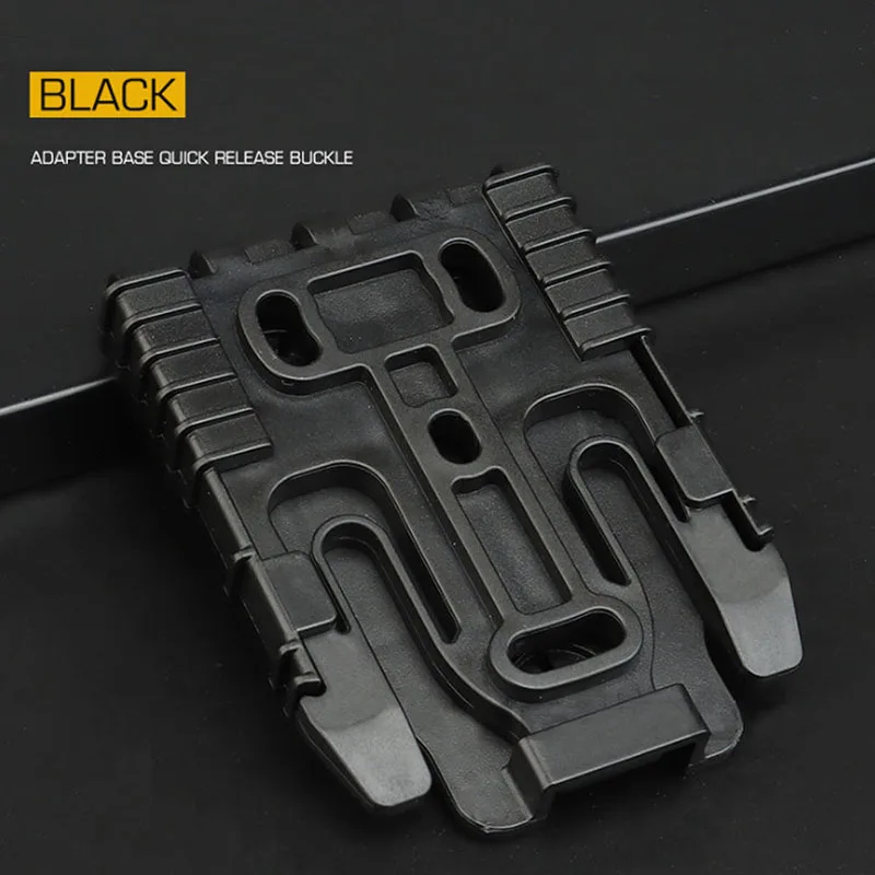 Hebilla de liberación rápida táctica Airsoft, placa de conexión, adaptador de funda de pistola para accesorios de pistola Glock