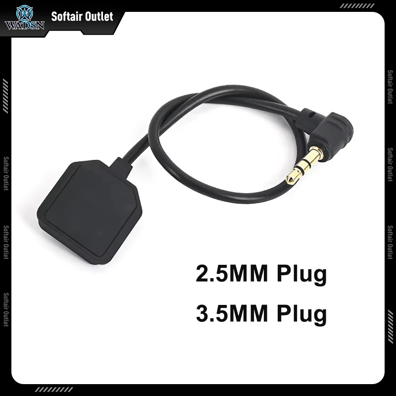 WADSN-interruptor remoto con enchufe de 2,5mm y 3,5mm, nuevo PEQ15 DBAL-A2 M3X, botón Mod de presión de mira láser, accesorio de caza apto para riel de 20mm - imagen 5