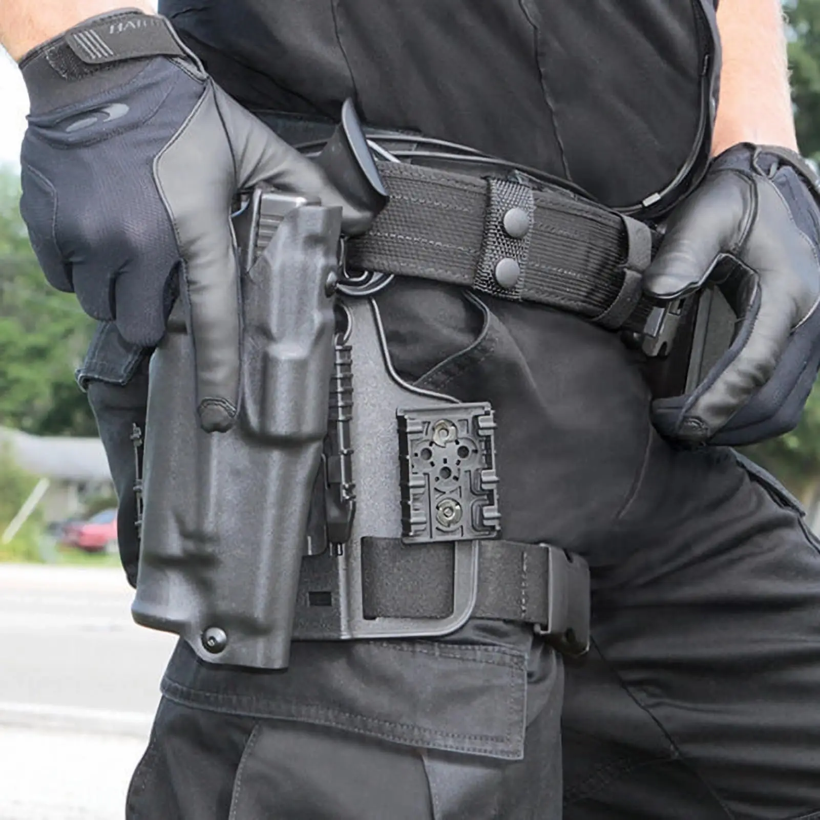 Adaptador Drop Flex pierna única QLS para funda de pistola táctico - imagen 4