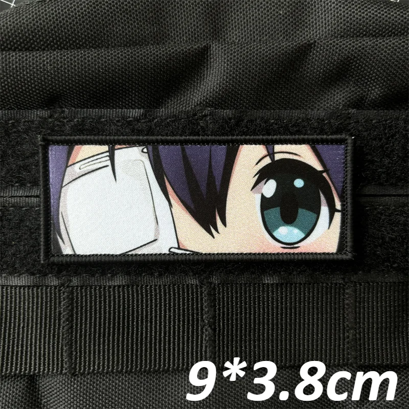 Rikka Takanashi parche anime con velcro para personalizar mochilas