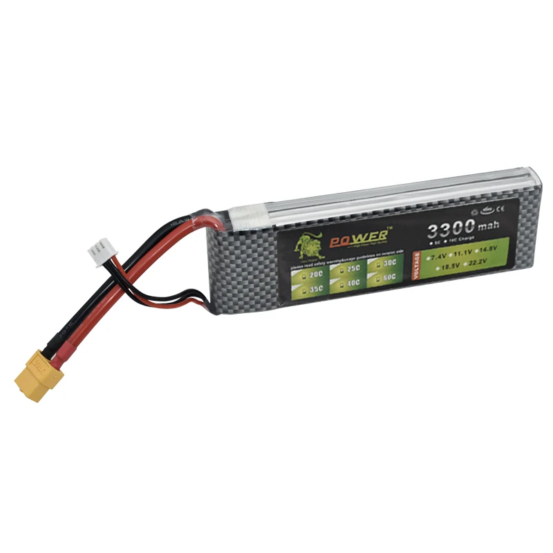 Batería LiPo para RC con conector XT60 TRX recargable coche y dron - imagen 4