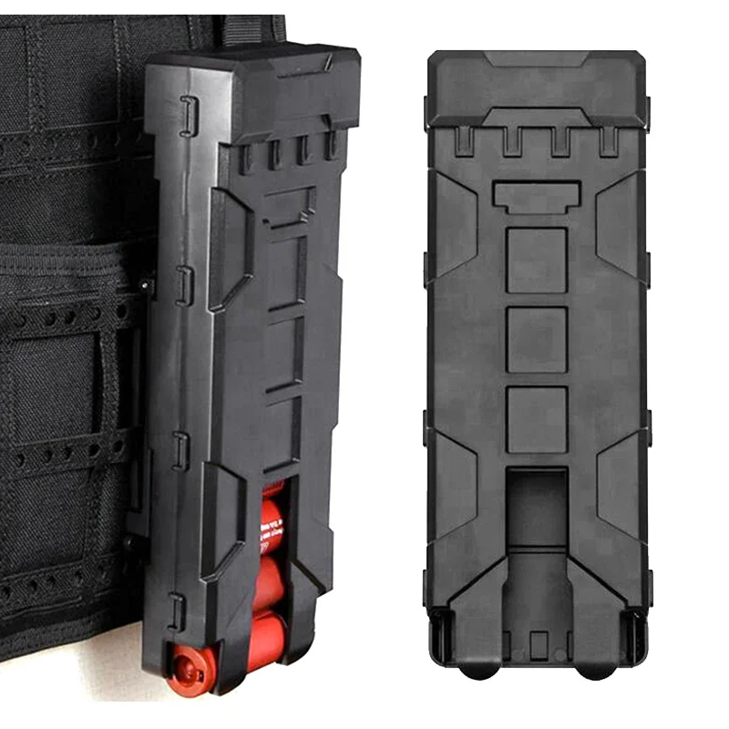 Bolsa para revistas de escopeta táctica MOLLE de 10 redondos, calibre 12, modelo de escopeta, Clip de carga rápida - imagen 2