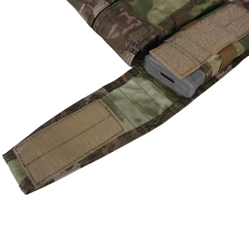 Emersongear, bolsa táctica con solapa Triple para revistas, bolsa de almacenamiento para Mag, Molle, caza, Airsoft, senderismo, combate al aire libre, AFG EM6365 - imagen 4