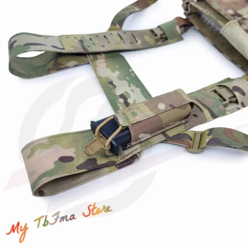Correa gruesa táctica SS MK4, arnés H de corte láser, correa para el pecho para plataforma de pecho MK4 MK5 34A, correa colgante - imagen 4