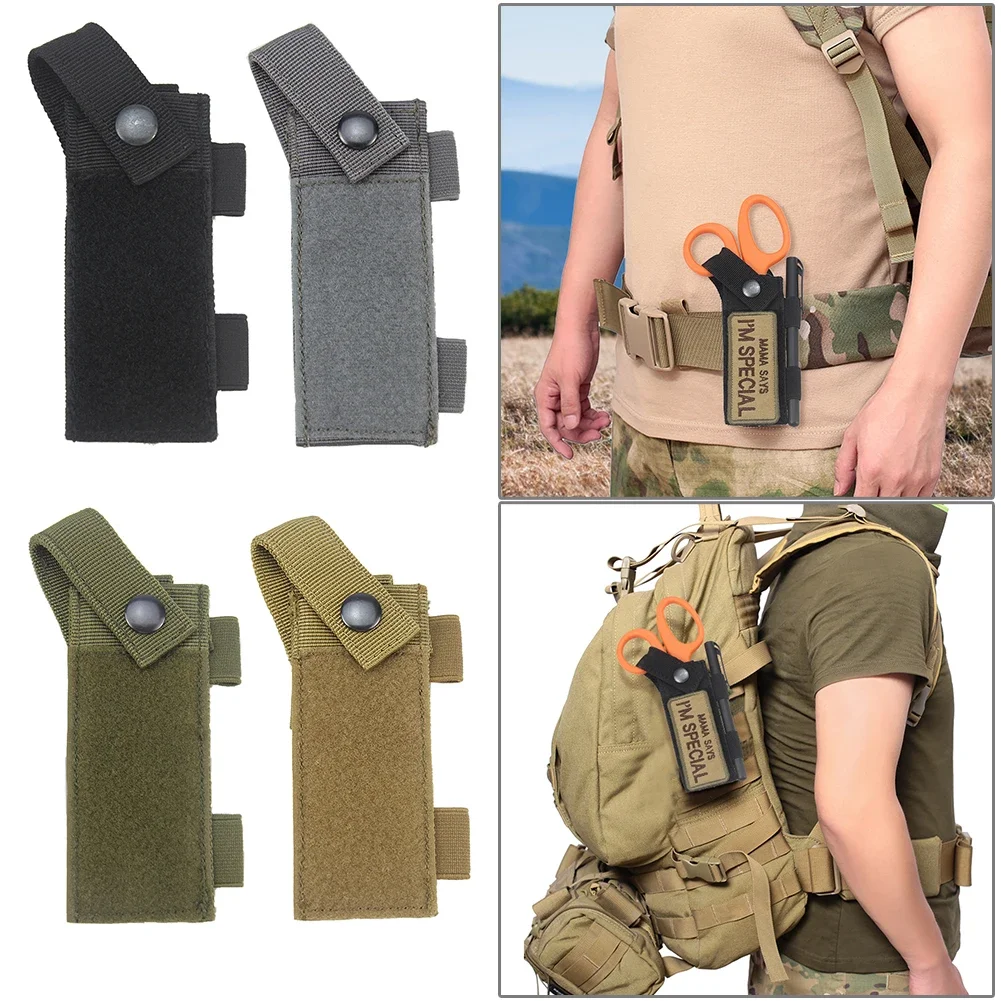 Riñonera para tijeras MOLLE, multiherramienta EDC y soporte para linterna para senderismo y caza |   Bolsa táctica impermeable ​ - imagen 3