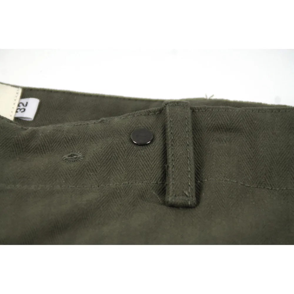 USMC HBT P44 pantalones Retro WW2 US Army Uniform Marine Cargo Pocket PANTS, espiga, ropa militar - imagen 4