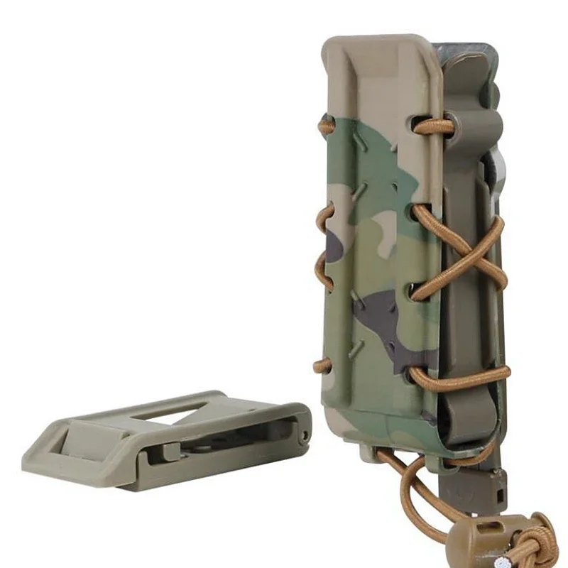 Bolsa táctica molle para revistas, funda cartuchera Fast Mag de 9MM/45ACP, accesorios de caza - imagen 3