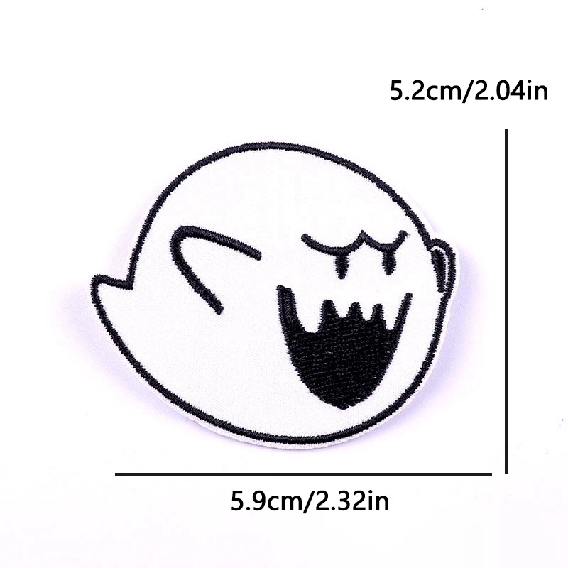 Parche de gato de dibujos animados para planchar, parche bordado para chaqueta, gorra, insignia térmica, reparación de ropa, apliques bordados, bonito diseño de animales - imagen 5