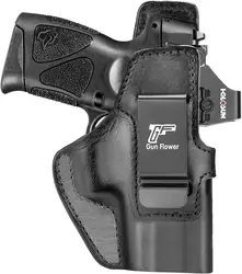 Para Taurus G3C/ G2C/ G2S/ G3C Toro/ TX22 Compact/ PT111/ PT140 G2, funda de cuero IWB, cinturilla interior, cinturón de 1,5 "-1,75", mano derecha