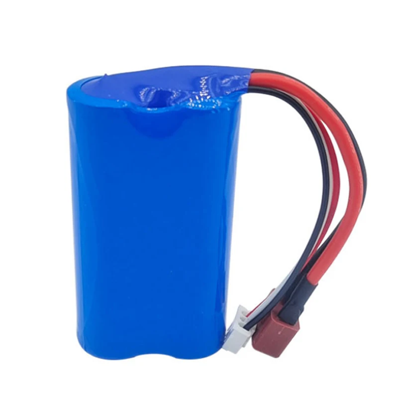 Batería lipo 2S 7.4V 3000mah 18650 para Wltoys 144001   A959-B A969-B A979-B K929-B 12428 12423 10428 Q39 recambios de coche teledirigido - imagen 4