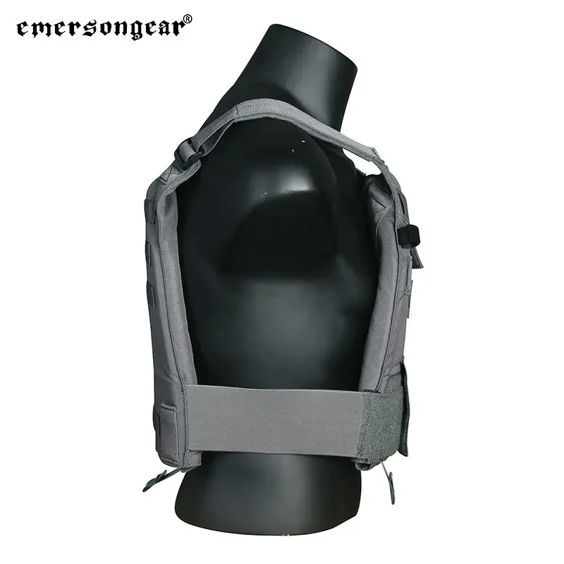Emersongear LBT6094 estilo SLICK soporte de placa media chaleco táctico de caza combate al aire libre entrenamiento Airsoft nailon de liberación rápida - imagen 5