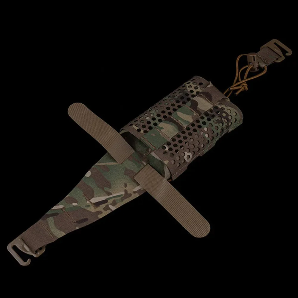 Bolsa táctica MOLLE para Radio, soporte Universal de malla para Walkie Talkie de caza al aire libre, chaleco Airsoft ajustable, portador de placa, equipo de transporte - imagen 3