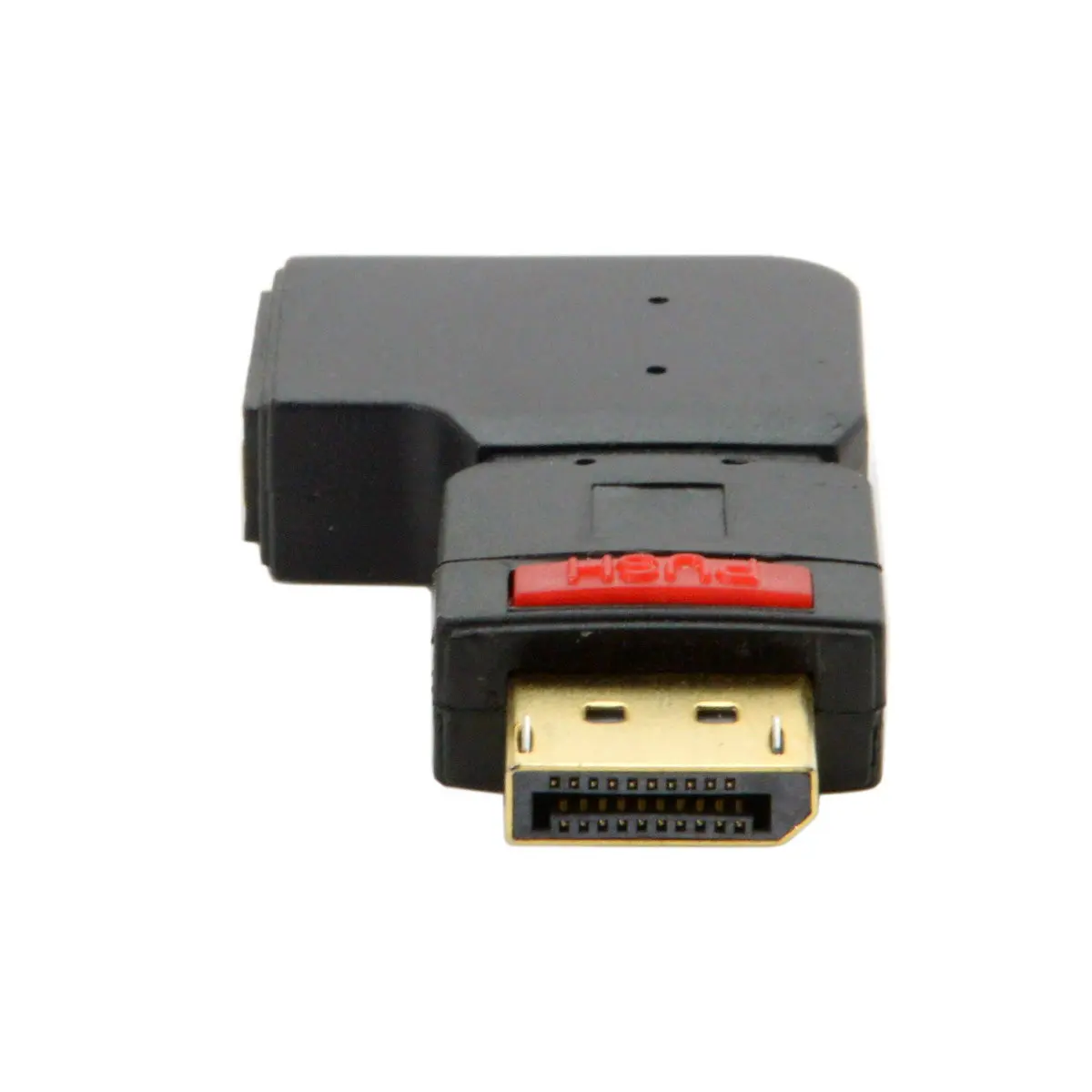 Chenyang CYDZ adaptador de extensión macho a hembra DisplayPort en ángulo recto, 90 grados, estándar DP 4K - imagen 5