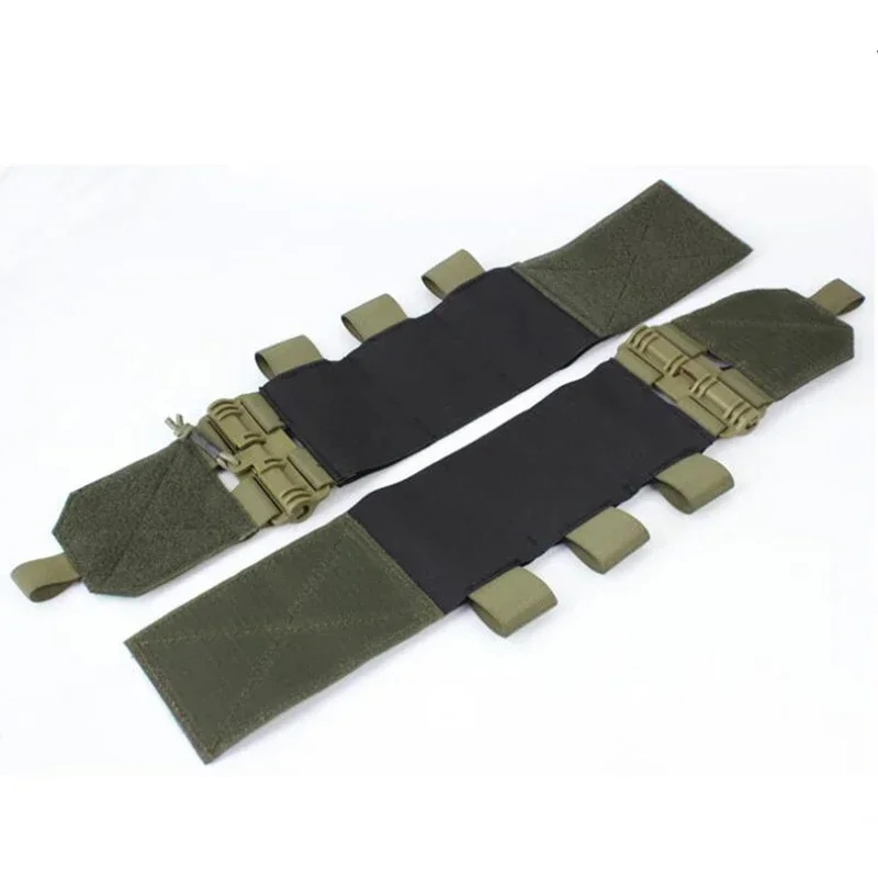 Faja elástica para chaleco, correa de montaje de liberación rápida, faja elástica táctica con 3 bolsas para revistas AR para JPC CPC - imagen 2