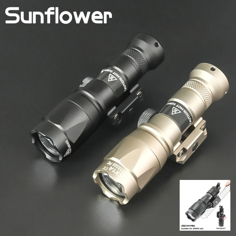 Airsoft SF M600C M600 M300 luz de explorador táctico AR15 arma de Rifle linterna LED PEQ15 IR indicador de luz de relleno accesorio de caza - imagen 4