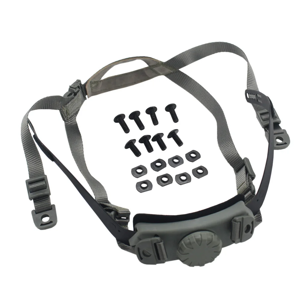 VULPO-sistema de suspensión interior para casco táctico, casco CS de caza y tiro, correa de bloqueo de cabeza ajustable, accesorios para casco rápido - imagen 2