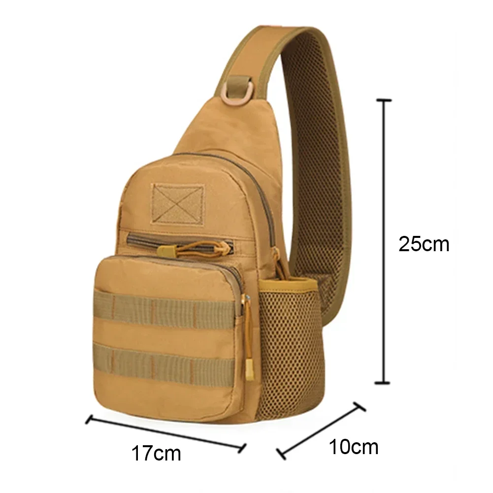 Bolso pequeño de camuflaje táctico para exteriores, hervidor de pecho, mochila de senderismo para hombre, bolso de hombro de nailon para caza, pesca, senderismo - imagen 5