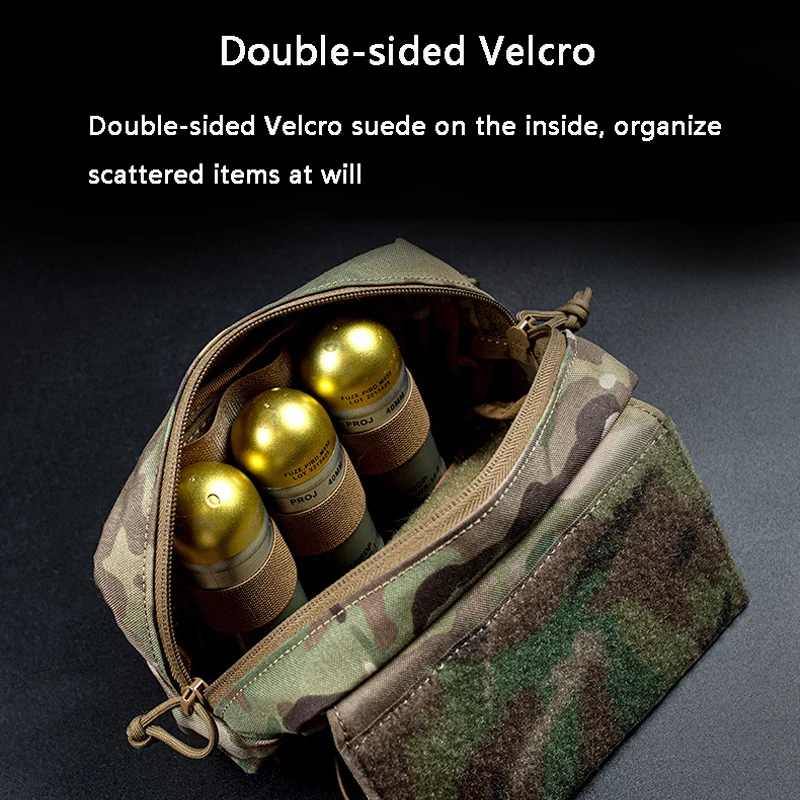 MK4 chaleco táctico pequeño para colgar en el pecho, bolsa de accesorios para colgar debajo de la expansión, adaptación a la placa de fijación de pegatinas mágicas - imagen 4