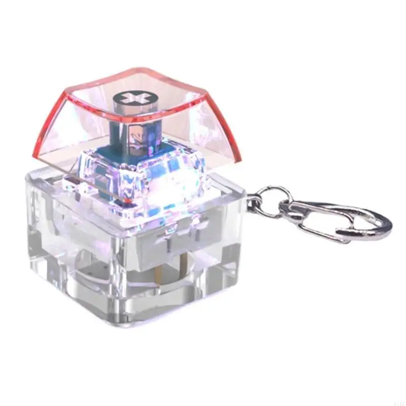 Transparent pink key