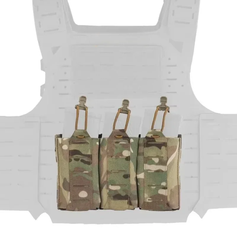 Nuevo Bolsa de 5,56/7,62mm para caza, sistema Molle Triple elástico, accesorios, riñonera, funda, equipo de juego - imagen 5