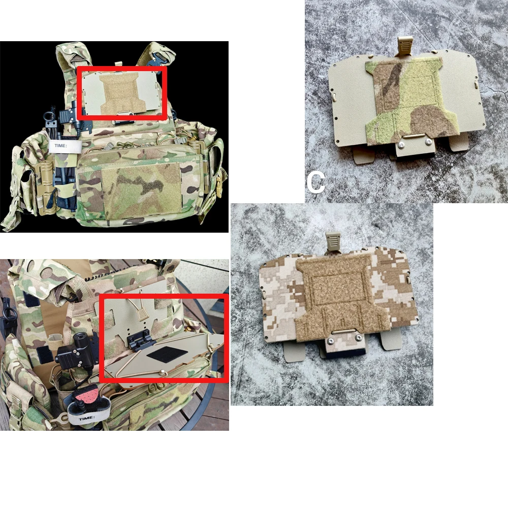 MPU5rdc Chaleco táctico Pecho Colgante Panel de teléfono móvil Tablero de navegación - imagen 2