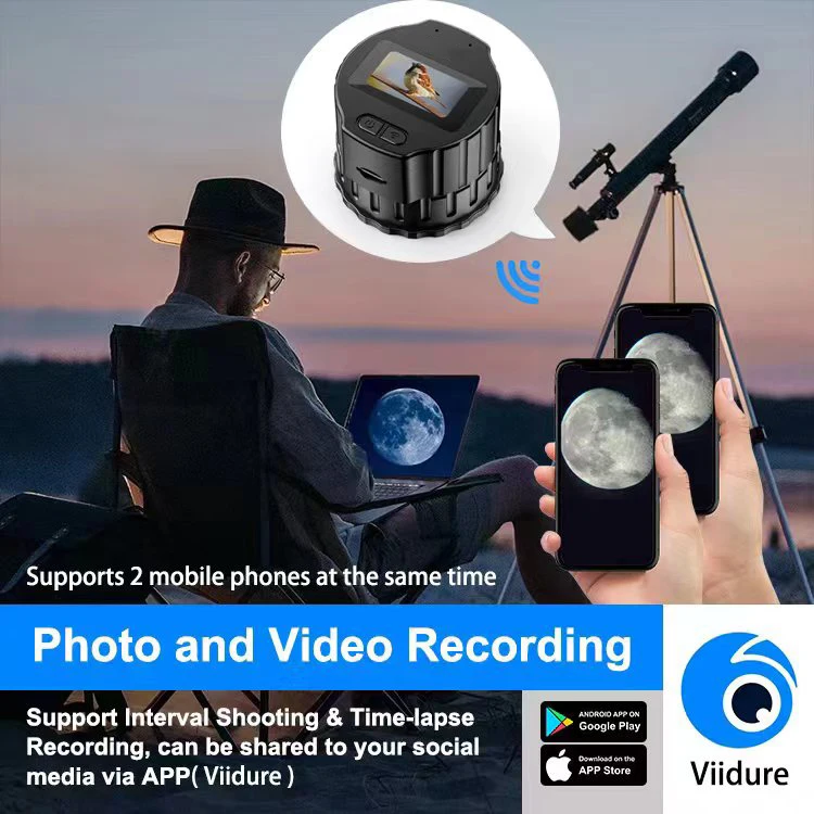 V13 WiFi HD TFT (320*240) cámara ocular electrónica Mini telescopio astronómico Monocular grabadora ocular pantalla de 1,5 pulgadas - imagen 3