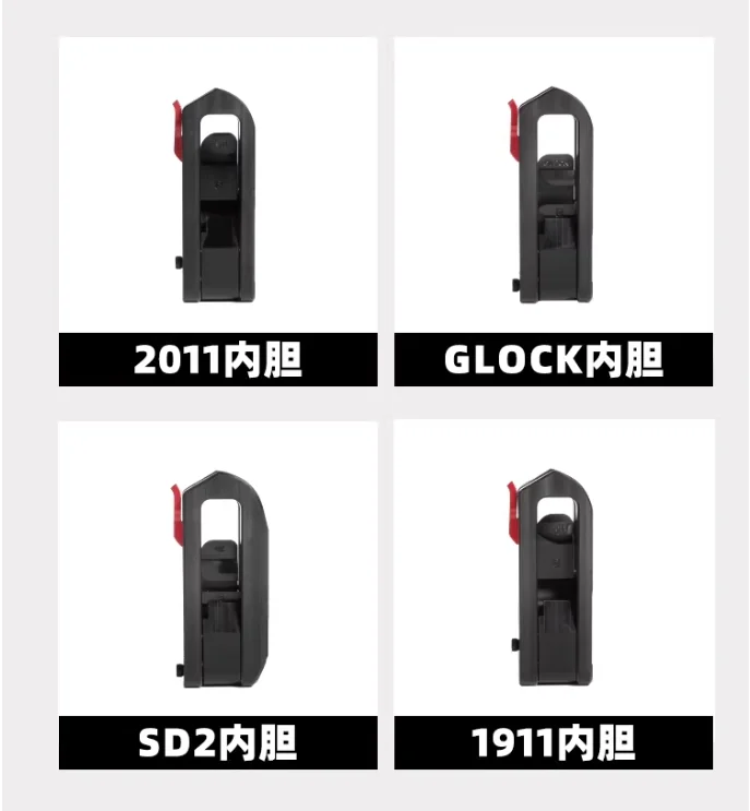 IPAD Aluminium Race Master Holster-Einsatzblock für 1911/GLK/SD2/2011 Taktisches Schnellzieh-Holster mit Schnellzugriff-Magazintasche