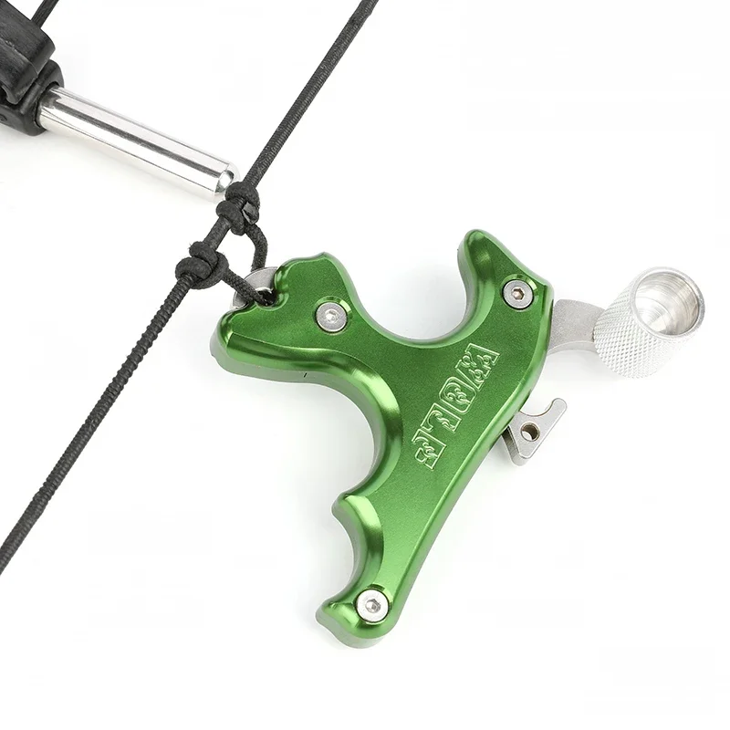 Arco compuesto de liberación de arco de 3 dedos, herramienta dispensadora de ayuda, Manual, mordazas de acero inoxidable, Pinza de agarre RH - imagen 3