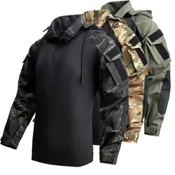 Camisas militares para hombres al aire libre, camiseta táctica de combate Multicam para Paintball Airsoft, ropa de trabajo de camuflaje CP
