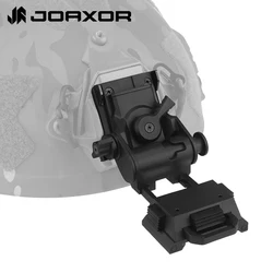 JOAXOR L4G24 Base de montaje de visión nocturna NVG de plástico casco Airsoft accesorio de Paintball para PVS15 PVS18 GPNVG18