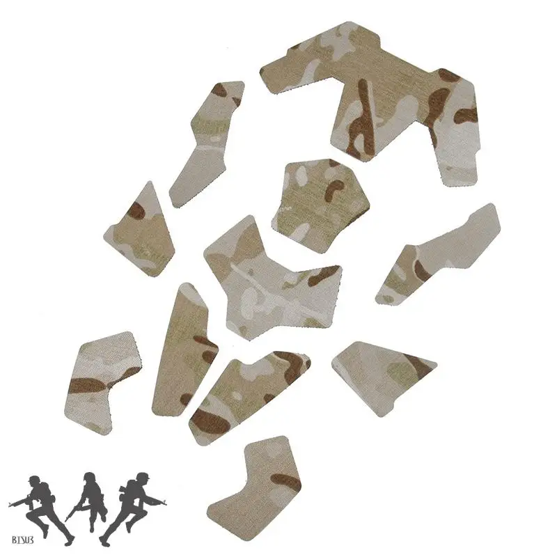 Pegatina de camuflaje para casco de caza táctica TMC, ligera SF, gancho y bucle - imagen 2