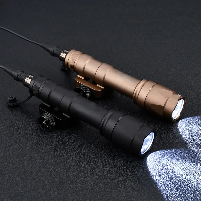 WADSN-linterna Surefire M300A M600C M600, foco de caza, interruptor de presión de doble función, luz de explorador, Rifle, arma, linterna - imagen 4