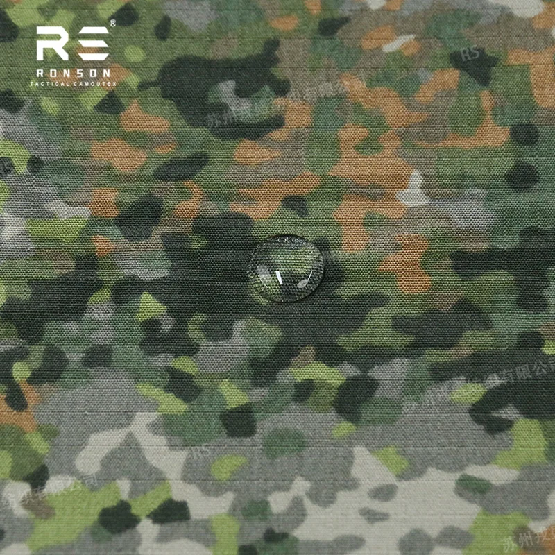 Tela de camuflaje NFP holandesa de nailon 500D/NC5050 algodón, patrón fractal de Países Bajos, paño de parada de Rip, opción reflectante infrarroja - imagen 3