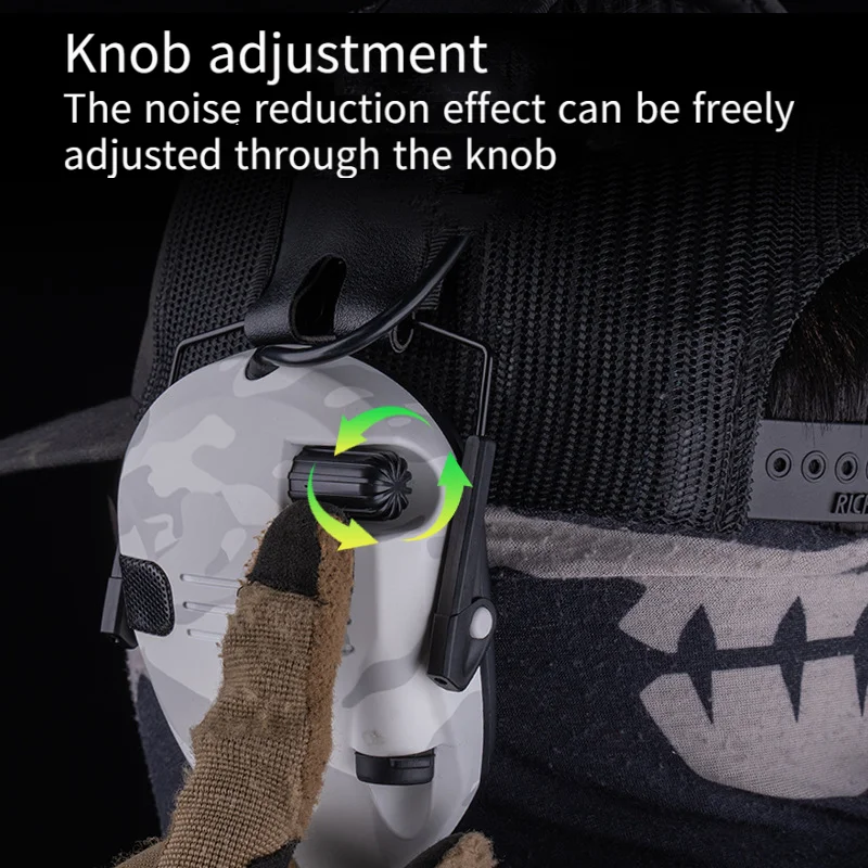 IPSC nuevo Anti-ruido táctico Anti ruido auricular Protector auditivo auriculares orejeras Airsoft Paintball nieve Camo MCAP - imagen 3