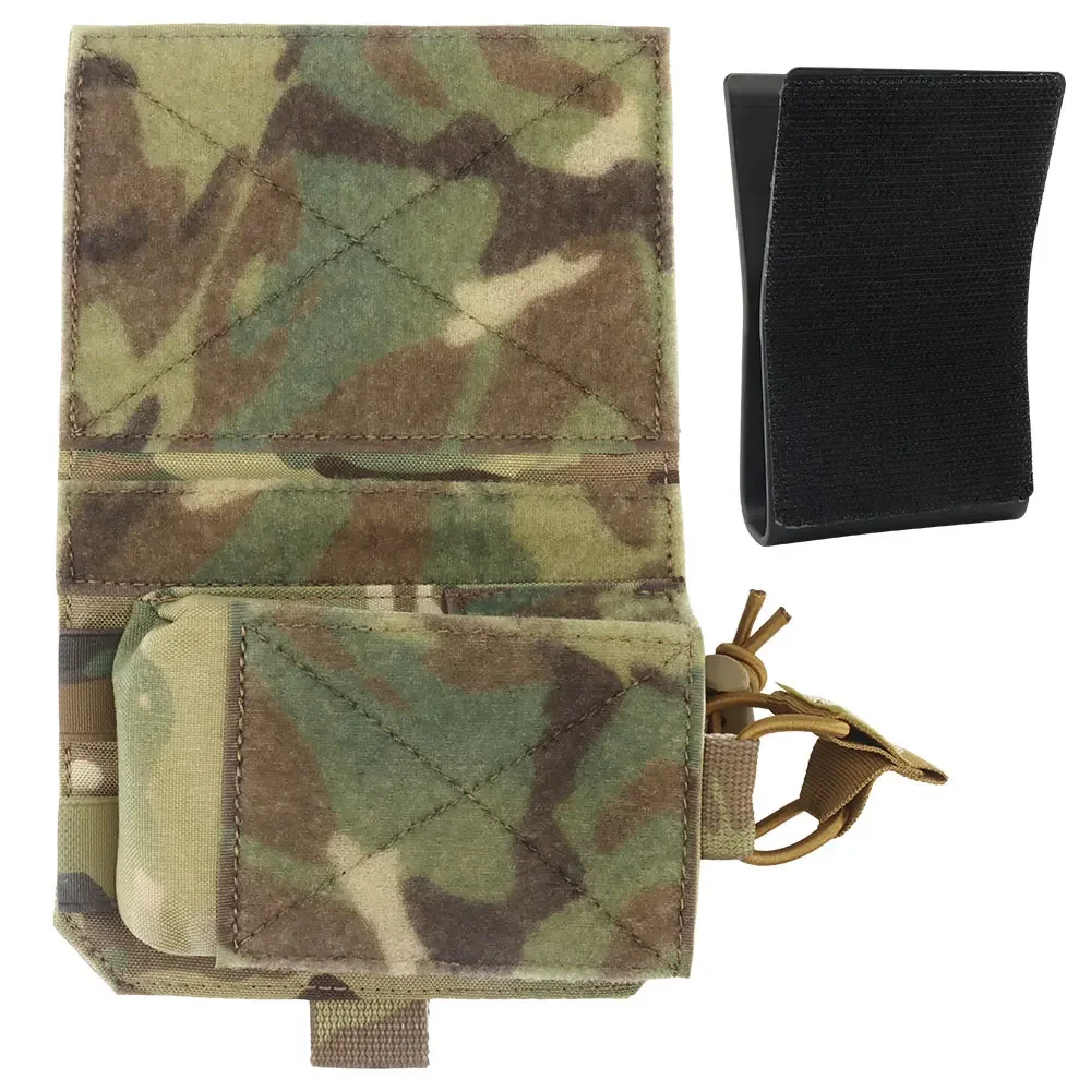 Bolsa táctica para una sola revista, paquete de utilidad Horizontal, bolsa de Radio MAG, cubierta de solapa de inserción para chaleco táctico de plataforma de pecho MK2 MK3 MK4 - imagen 5