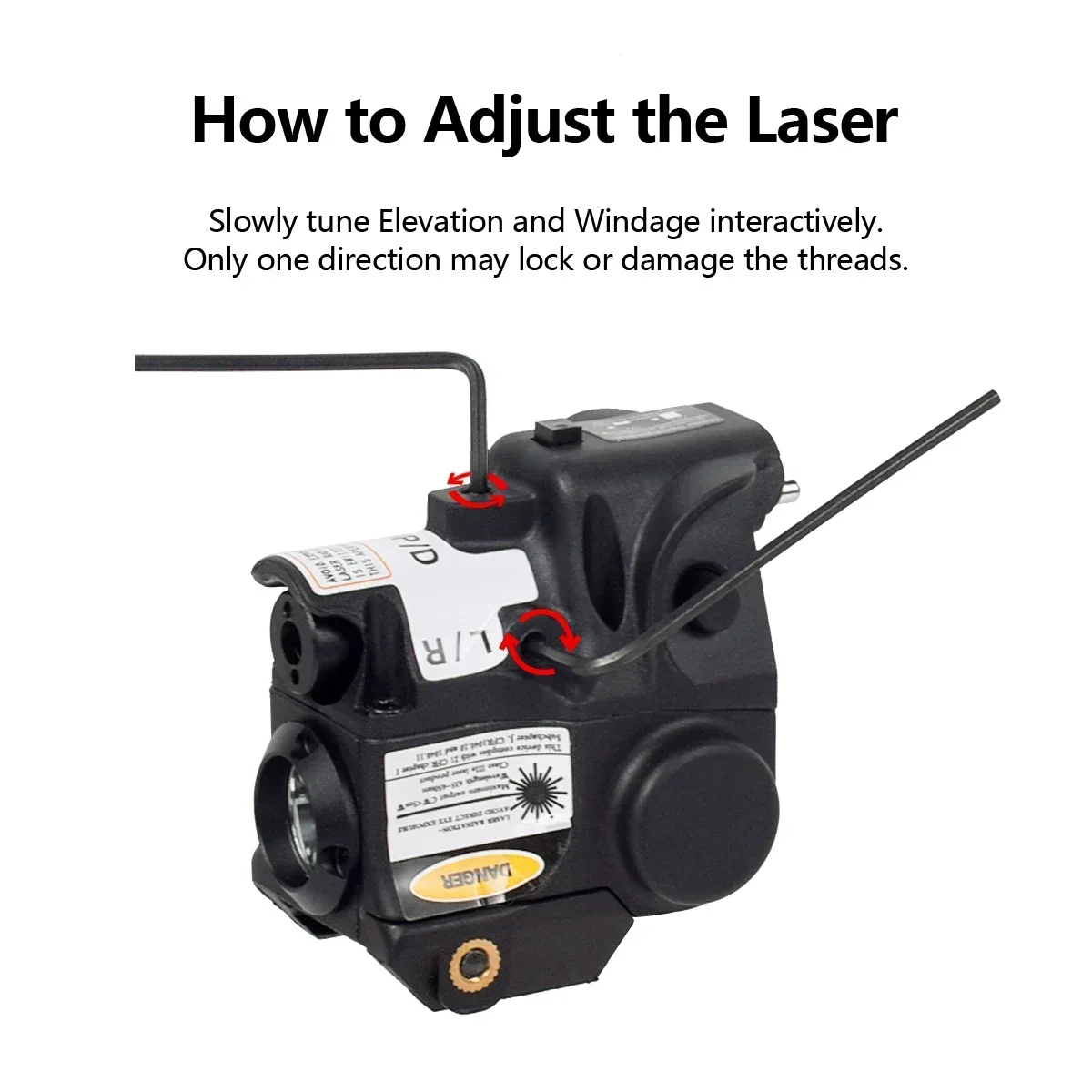 Mini linterna láser IR verde y roja con batería, Pistola de Defensa, Pistola táctica Personal, compatible con Taurus G2C TH9 9mm TS9 Glock 17 19 - imagen 5