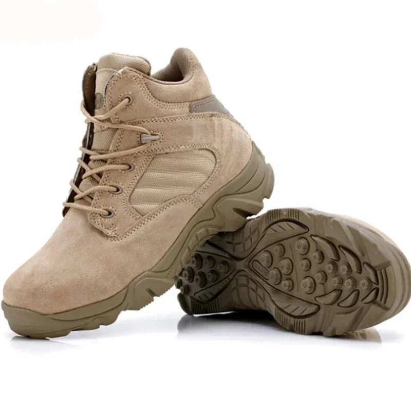 Botas militares tácticas para hombre, zapatos bajos informales para hombre, Botas de combate para el desierto al aire libre, zapatos de senderismo informales para hombre, Botas impermeables - imagen 4