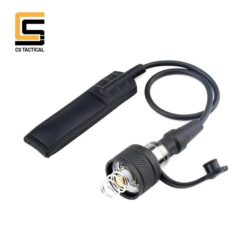 WADSN linterna táctica interruptor de presión tapa trasera para Airsoft M600 M300 PLHV2 pistola de caza arma de caza Accesorios - imagen 2