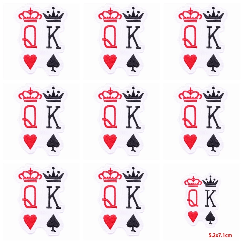 Parche de eslogan bordado para planchar, parches termoadhesivos para ropa, rayas de palabras DIY, accesorio de mochila, 10 unidades por lote - imagen 5