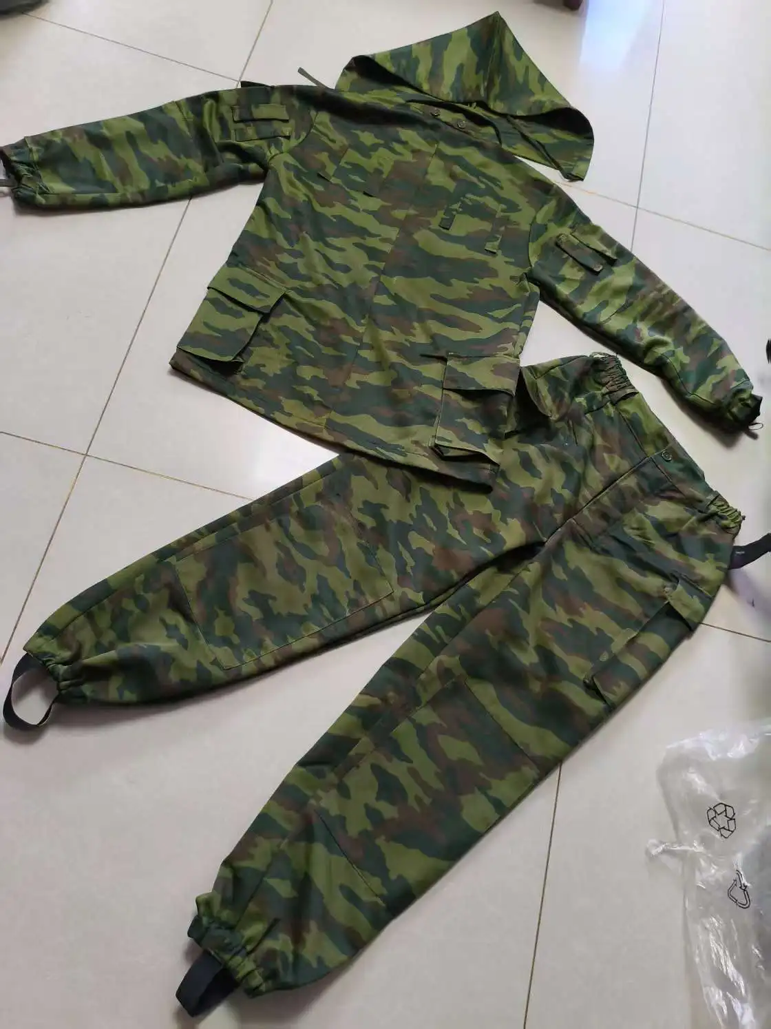 Traje de combate de camuflaje a rayas original ruso, cubierta especial 97flora Gru - imagen 2