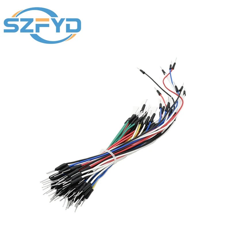 Kit de cables de puente para tabla de pruebas con tabla de pan de 400 puntos + 65 cables de puente M/M de varios tamaños + 140 piezas de cable de puente de 2-125 mm - imagen 2